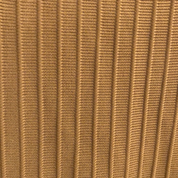 Pink Tartan classic ballerina stretch dress in camel. - Picture 2 of 4